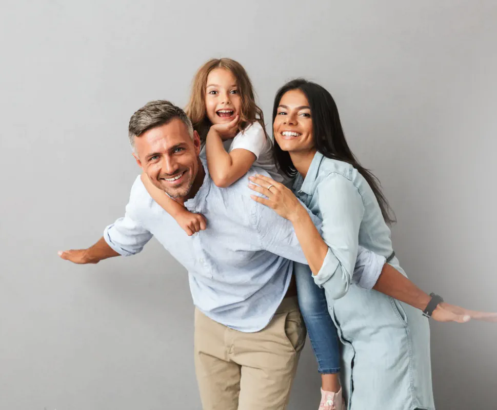 family with invisalign